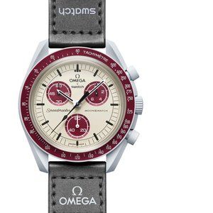 OMEGA x Swatch Mission to Pluto Light Gray Unisex Watch - SO33M101